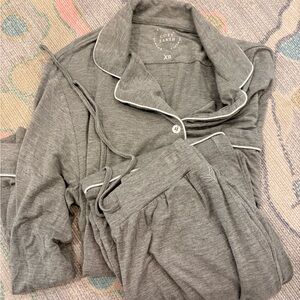 Cozy Earth Heather Gray Pajama Top - XS